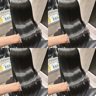 ロング カラー シールエクステ特化 りこのヘアスタイル