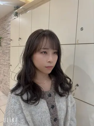 セミロング カラー 田野倉NEXT店 美髪ニストのヘアスタイル