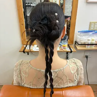 ロング ヘアアレンジ KAREN🕊️ 大宮美容室のヘアスタイル