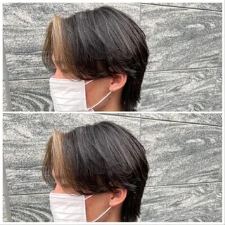 ショート カラー パーマ メンズ 【メンズサロン】 BLUCK 横浜のヘアスタイル