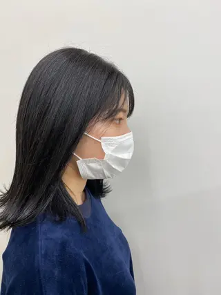 ミディアム カラー 韓国好き🇰🇷 美容師MIKUのヘアスタイル