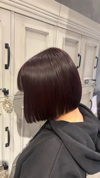 ミディアム 長瀬 友唯のヘアスタイル