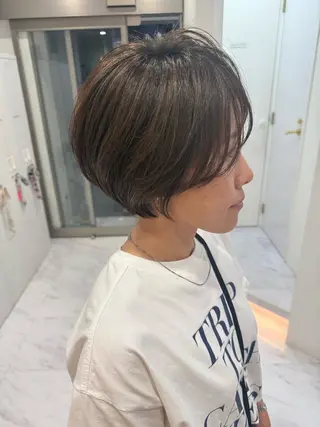 ショート カラー 🌟TOSHI/透明 感カラー/ショートのヘアスタイル
