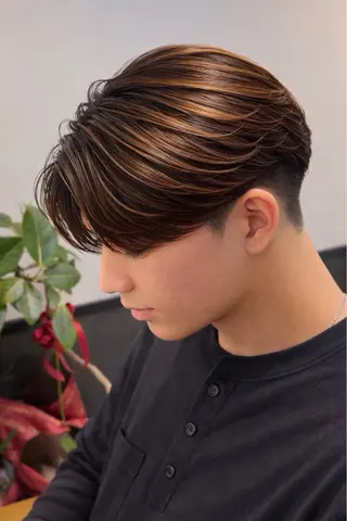 パーマ メンズ 玉置 晴太郎のヘアスタイル