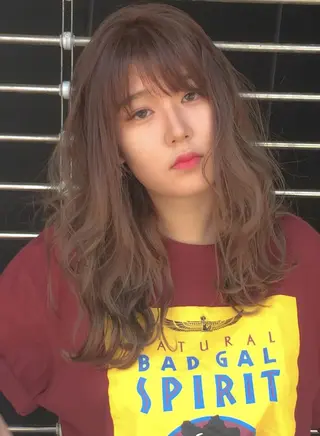 カラー ブリーチ/ウルフ特化 渋谷カルチャー交差点のヘアスタイル