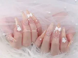 ネイル MoMoA Nail ネイル長さ出し専門店のネイルデザイン