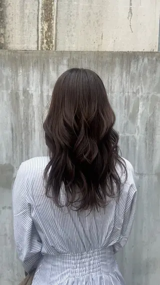ロング ストパ,カラーモデル 募集🌼/星山沙希のヘアスタイル