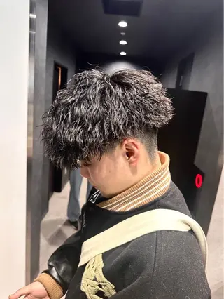 ショート カラー パーマ メンズ 🔥メンズ 特化🔥菊水皐暉🔥のヘアスタイル
