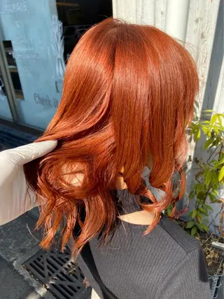 セミロング カラー パーマ ヘアアレンジ メンズ キッズ ネイル マツエク・マツパ 韓国/トレンド レイヤー【101】のヘアスタイル