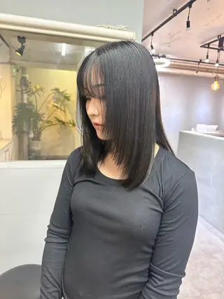 セミロング 似合わせ/赤み消し color🫧ひかりのヘアスタイル