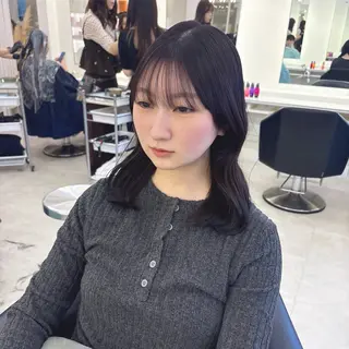 ロング カラー ParveMix 楠本結菜💟のヘアスタイル