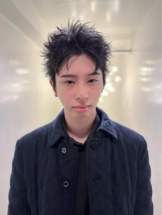 ショート メンズ 安藤幹人 メンズパーマのヘアスタイル
