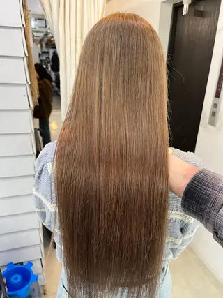 セミロング カラー ダブルカラー メンズパーマ大成のヘアスタイル