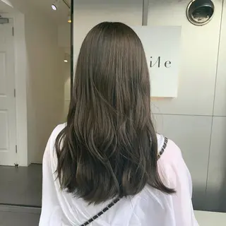 ミディアム カラー navile原宿 yumaのヘアスタイル