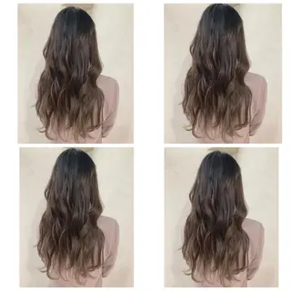 ロング カラー 京都大人女性ショート 徒歩1分/秋山のヘアスタイル