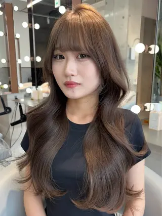 ロング カラー 🍒ブリーチなしカラ ー/Sakura🍒のヘアスタイル