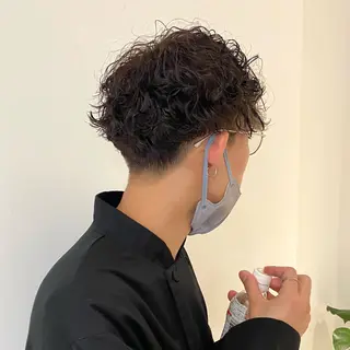 ショート パーマ メンズ 🕊️ウルフカット 🕊️イオ🕊️のヘアスタイル