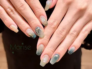 ネイル MoriseNail Jr研修💜イシダのネイルデザイン