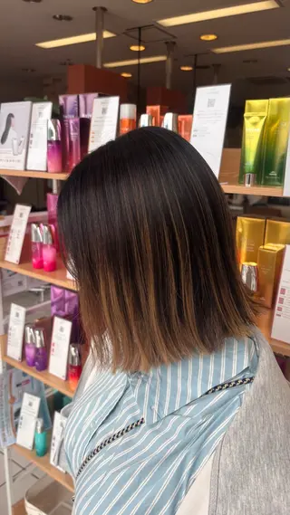 ミディアム 艶カラー 髪質改善 🍓苺奈のヘアスタイル