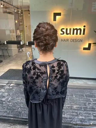 ショート カラー ヘアアレンジ 「sumi」 AMIのヘアスタイル