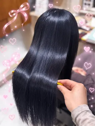 ロング カラー 透明感カラー🤎 静岡/💖ヘアセットのヘアスタイル