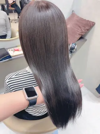 セミロング カラー 村山 茉衣のヘアスタイル