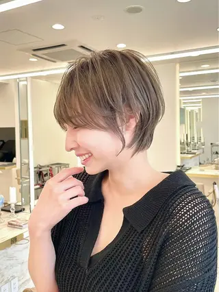 ショート ショート/似合わせ/ 透明感カラー古市唯人のヘアスタイル