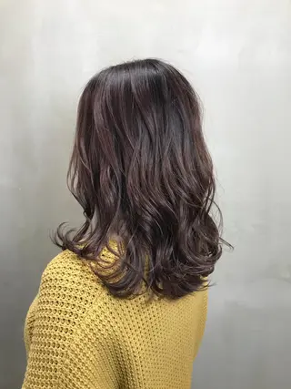 ミディアム カラー 【透明感、艶髪】西村 有司のヘアスタイル