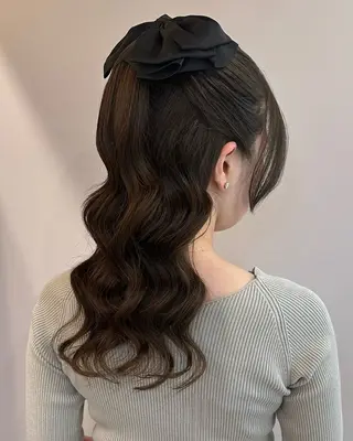 ヘアアレンジ 髪質改善・艶髪カラー 🌷miku🌷のヘアスタイル
