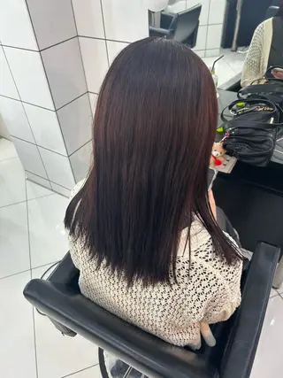 ミディアム ハイトーン/ダメージ レス/ソウイチロウのヘアスタイル