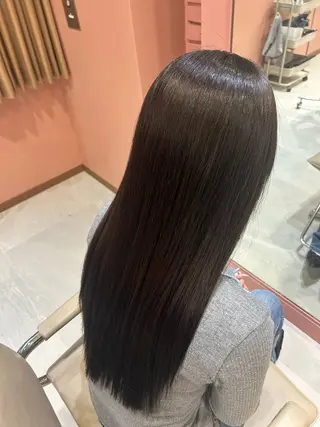 ロング パーマ 鍋島 平のヘアスタイル