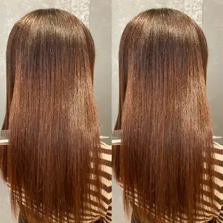 セミロング カラー み うのヘアスタイル