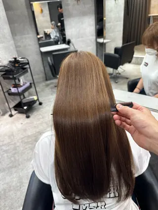ロング カラー 新宿/顔周りカット/ レイヤー/がっきーのヘアスタイル