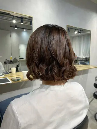 ショート パーマ 【表参道】Ruri デジタルパーマのヘアスタイル