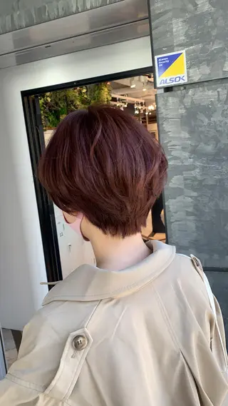 ショート カラー 髪質改善/白髪ぼかし KENTAのヘアスタイル