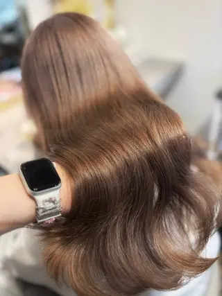 ロング 札幌クロスパーマ /🎀柴田ひな🎀のヘアスタイル