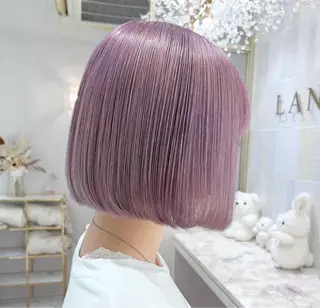 ミディアム fuwari 美白ショコラカラーのヘアスタイル