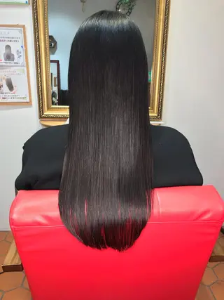 ロング カラー パーマ ヘアアレンジ 上西 高志のヘアスタイル