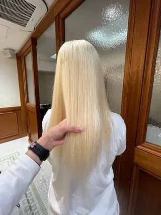 ロング カラー mana/艶カラー /酸性ストレートのヘアスタイル