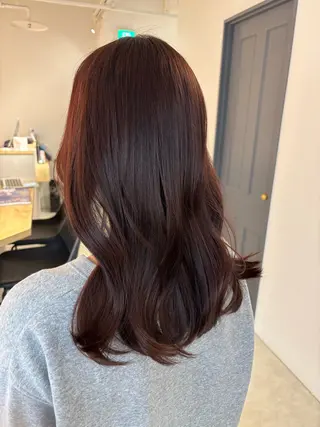 セミロング 札幌美容室♡西塔 瑠音🎀のヘアスタイル