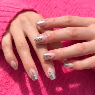 ネイル nailist mana𖤐´-のネイルデザイン