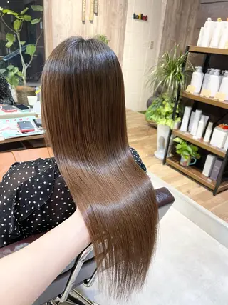 ロング 髪質改善で 憧れの潤艶美髪にのヘアスタイル