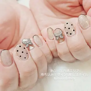 ネイル 手描きｱｰﾄ&推し活 🌟Wisteriaのネイルデザイン