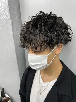 ショート カラー パーマ メンズ 🍃メンズヘア🍃 セヤシュウヘイのヘアスタイル