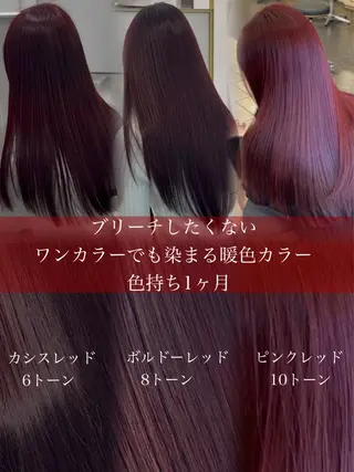 ロング カラー 🍒暖色🍒ブリーチ なしカラー/たくみ。のヘアスタイル