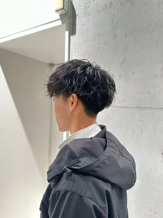 ショート パーマ メンズ 👑メンズパーマ👑 中谷 陸のヘアスタイル