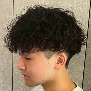 パーマ メンズ 【束感セット】 あおいのヘアスタイル