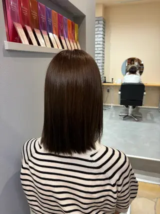 ミディアム 髪質改善/ ワンカラー🌺❕のヘアスタイル