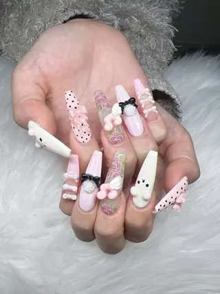 ネイル Lee Nails チップ長さだし専門店のネイルデザイン
