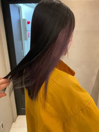 ミディアム 新宿/顔周りカット +レイヤー＝しずく♩のヘアスタイル